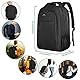 MATEIN Business Laptop Rucksack 15,6 Zoll Reise Laptoptasche mit USB Ladeanschluss Wasserabweisend Daypack Arbeit College Computer Herren Damen, Schwarz