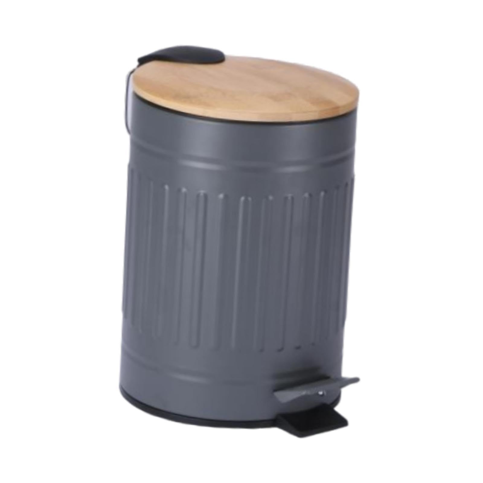 CALANDIS® Step Trash Can 5L Easy to Clean Household Dustbin for Office Restroom Toilet Gray | Trash Cans & Wastebaskets | Household Supplies & Cleaning 3