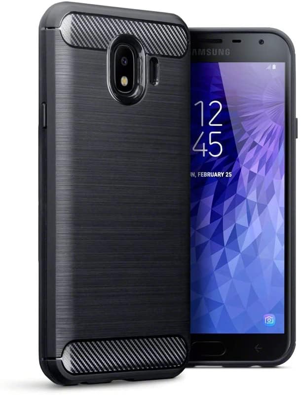 Image of Hybrid Carbon Fiber Back Case for Samsung Galaxy J2 Pro 2018 (Black)