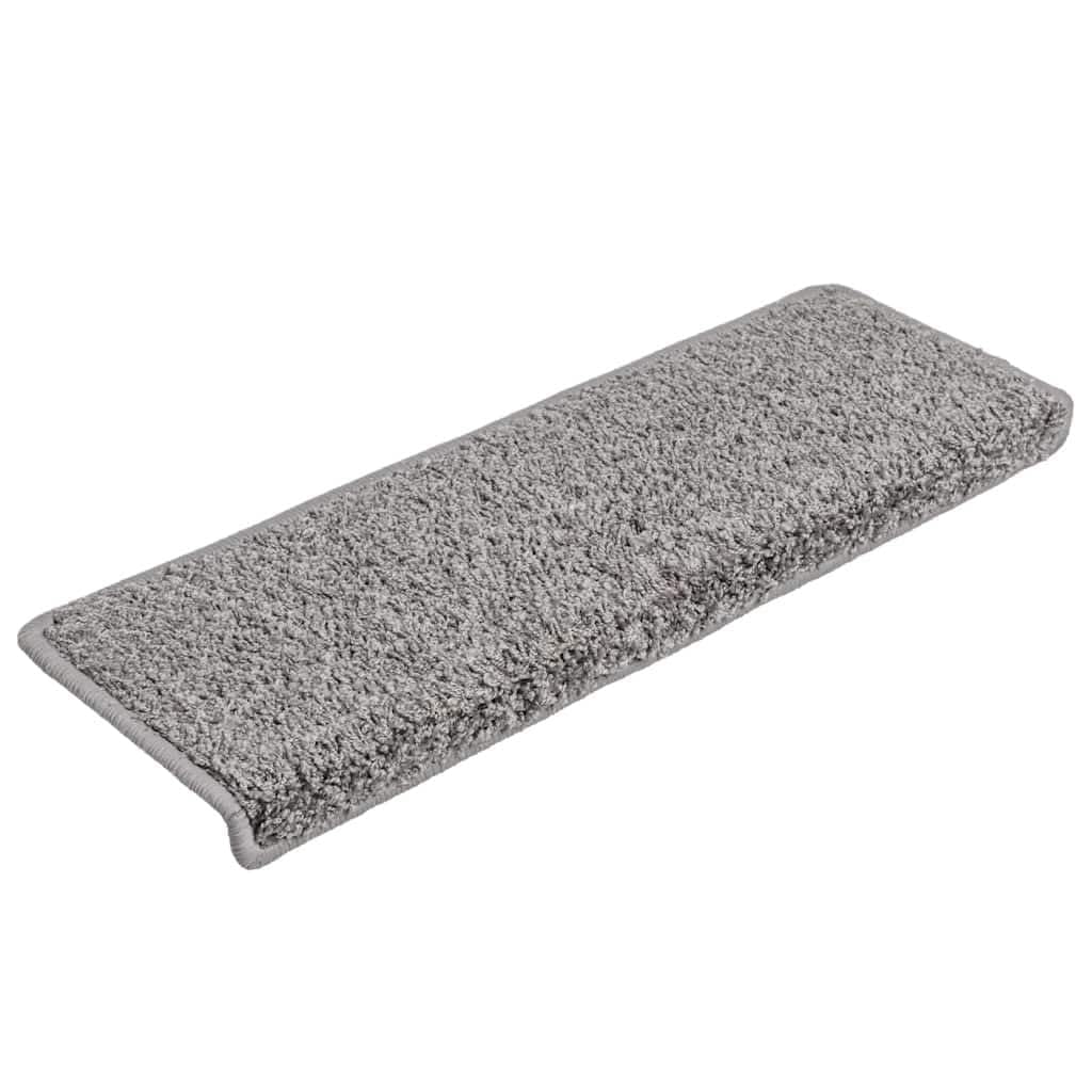 Tapis d'escalier rectangulaires gris pour sécuriser les marches de la maison familiale