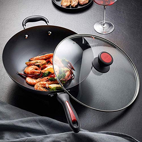 Wok con tapa, cesta y rejilla para vapor, antiadherente miniatura 5