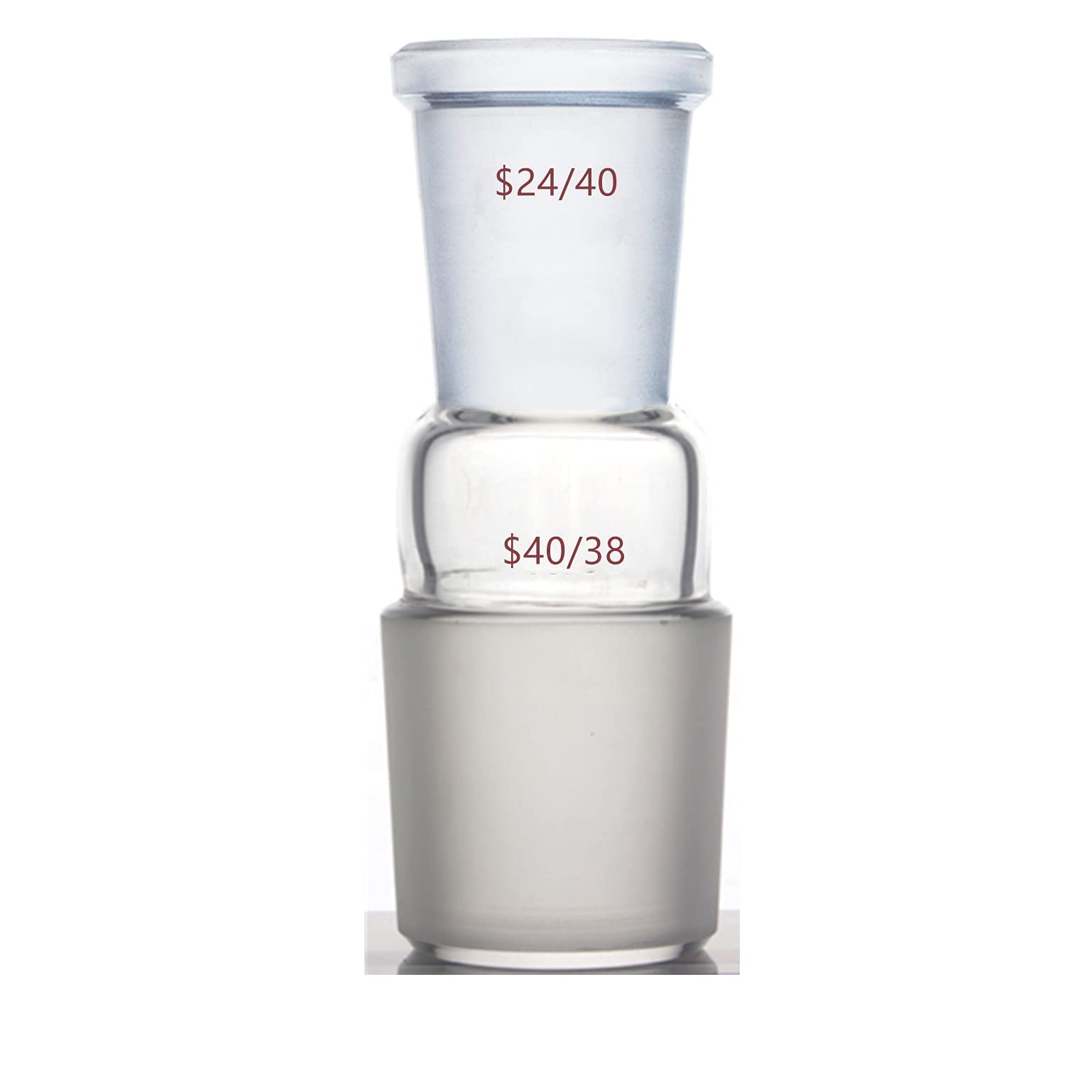 DinglabGlass Reducing Adapter from 40/38 to 24/40,Lab Glassware