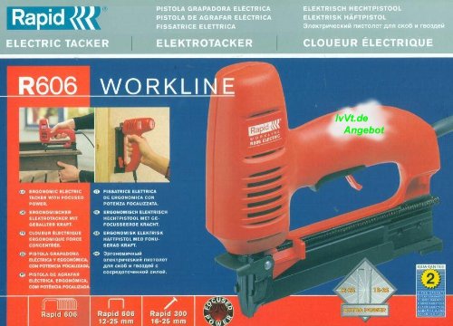 Rapid R606 Elektrikli Tabanca