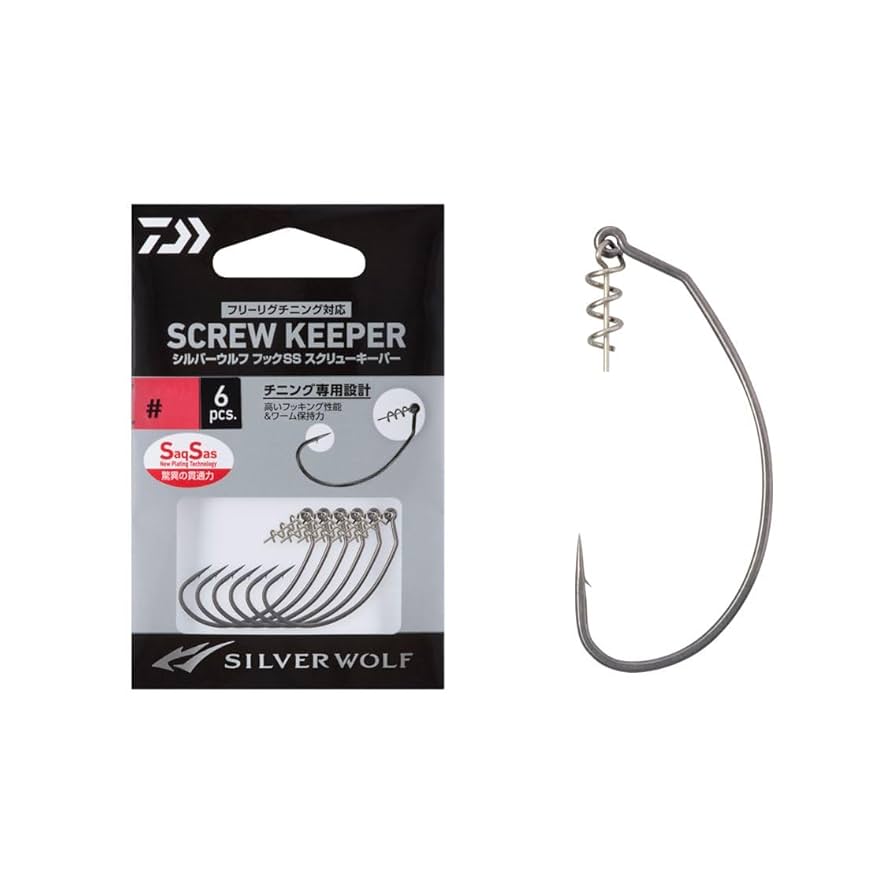 Amazon | ダイワ(DAIWA) フック シルバーウルフフックSS