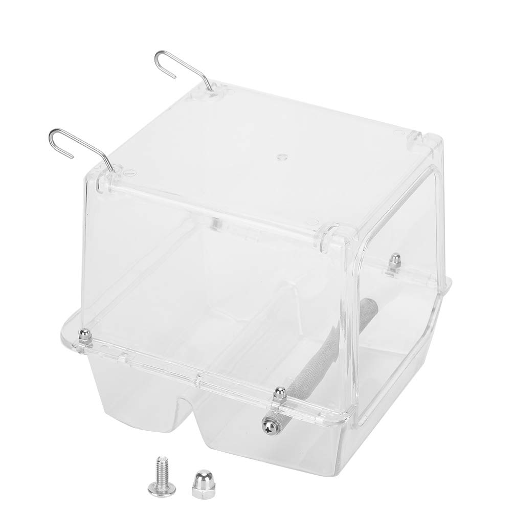 Xndz Parrots Automatic Feeder, Hanging Bird Feeder Parrots Feeder, Parrot Automatic Feeder Non Slip Standing Rod Bird Supplies for Bird Pet Supplies Parrots