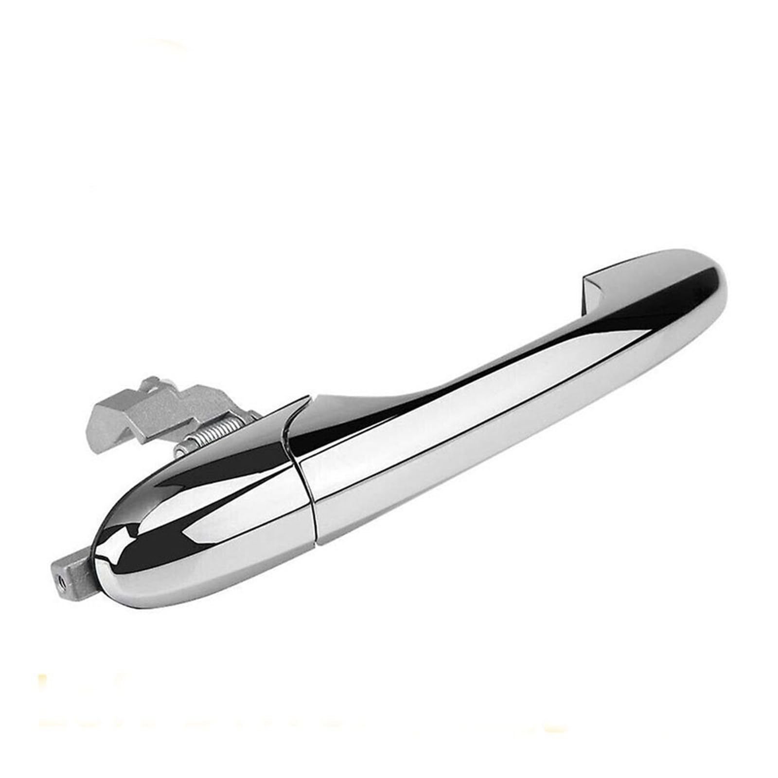 Aphkqost Car Door Handle Outer for Fiat 500 for 500C 2007 2008 2009 2010-2018 Car Left Right Hand Drive Exterior Door Handle Chrome 68069943AC 68069942AB(LHD Passenger Side)