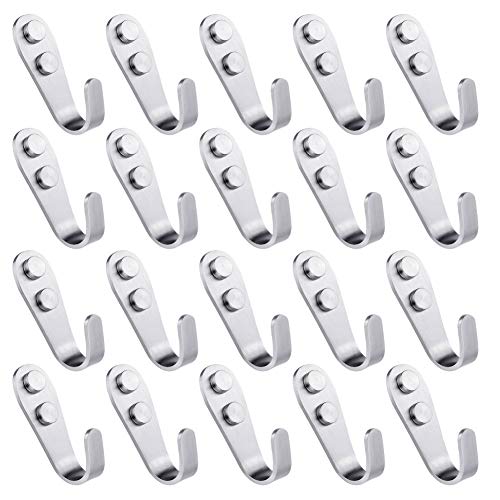 Wwin SUS 304 en Acier Inoxydable Crochets pour Serviette de Mur, Crochet, Robe Crochet pour Portes, Heavy Duty Rush Proof