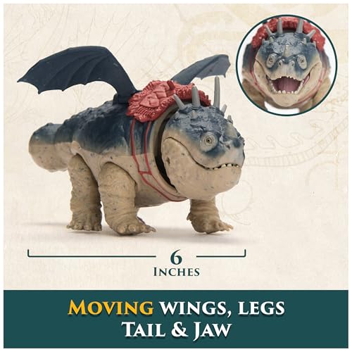 Miniatura 5 de Dreamworks Dragons - Pack Figura Dragón y Vikingo: Gronkel y Patapez de Cómo Entrenar a Tu Dragón - Figuras de Acción Articuladas - Juguetes Niños 4 Años + - Regalo Niño 4 Años +
