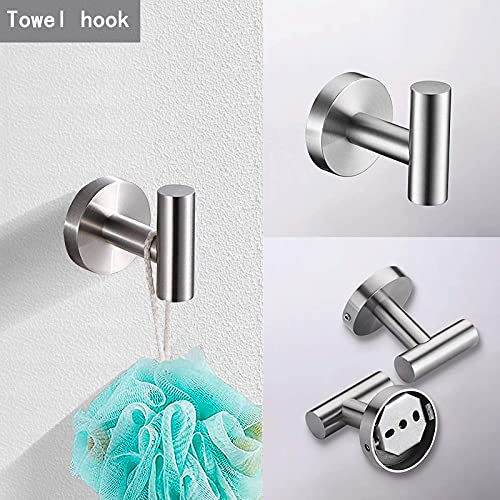 image for U/B 2 Pack 4 Piece Brushed Nickel Bathroom Hardware Set , 24inch Bathr