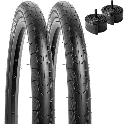 YunSCM 2本セット,20 1.5 タイヤ, 20x1.5 40-406 自転車 タイヤ+ チューブ 米式バルブ32mm +タイヤレバー,適用20インチ1.5 ロードバイク、小径車,Y-1154