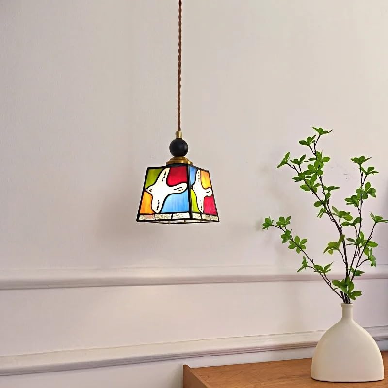 Suspension lampe colombe en verre pour résoudre le manque de luminosité douceur