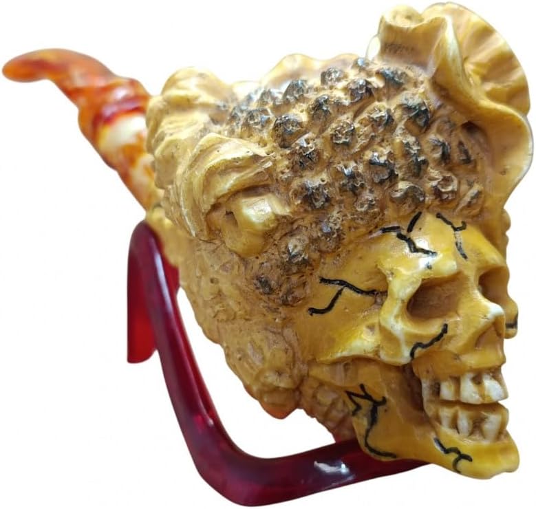 Block Meerschaum Cracked Curse Pipe