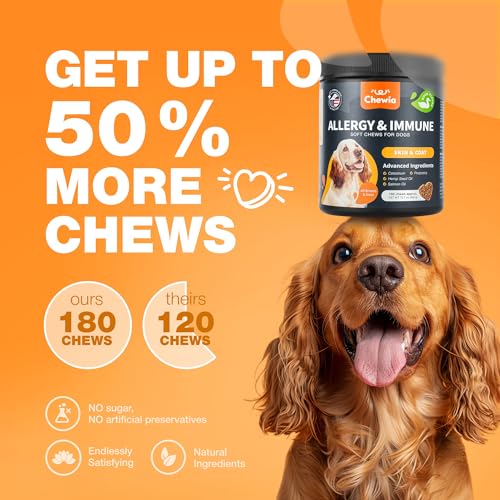 Chewia CH_AI_D_180-09102024 Dog Allergy Relief Chews - Itch Relief thumb #5