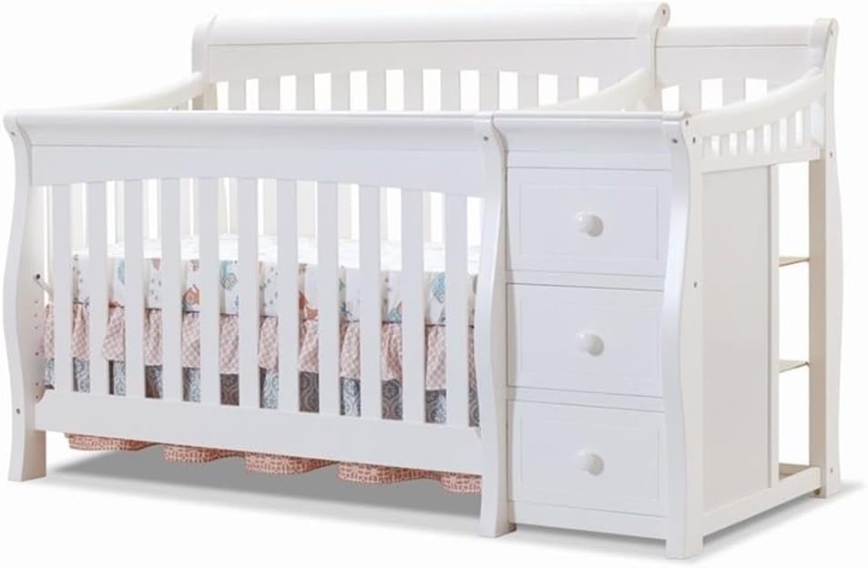 Sorelle Princeton Elite Crib and Changer in White