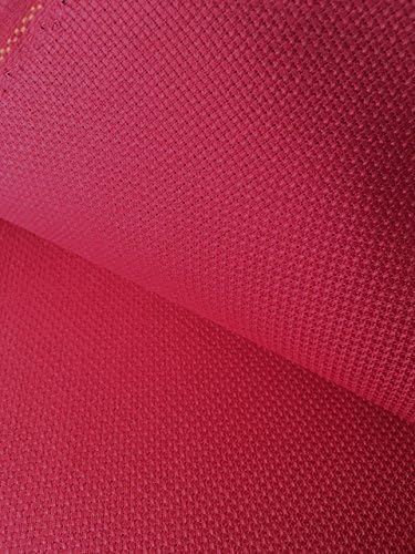 Zweigart 14ct Aida-18x21 Needlework Fabric - Ruby Wine