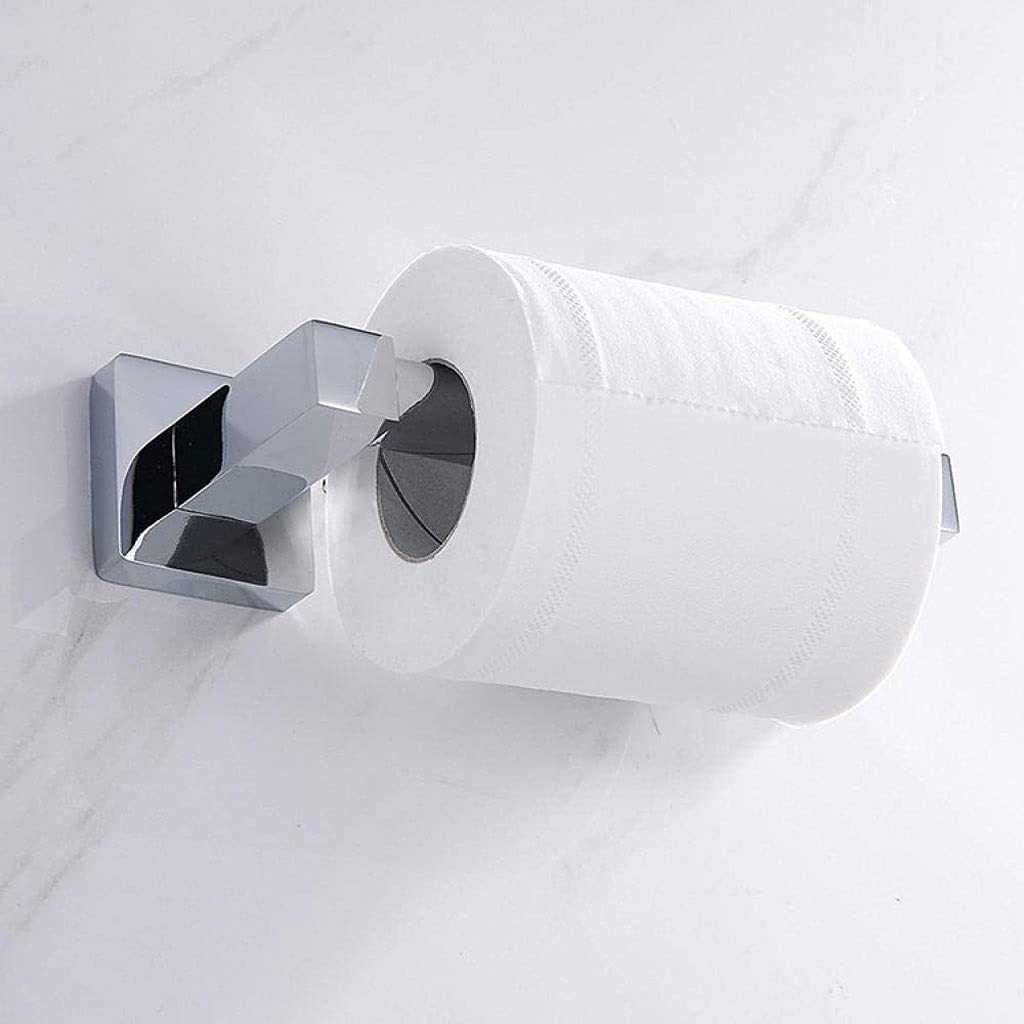 Stały uchwyt na papier toaletowy, Stainless Steel Toilet Paper Holder Towel Chrome 60x205x45mm