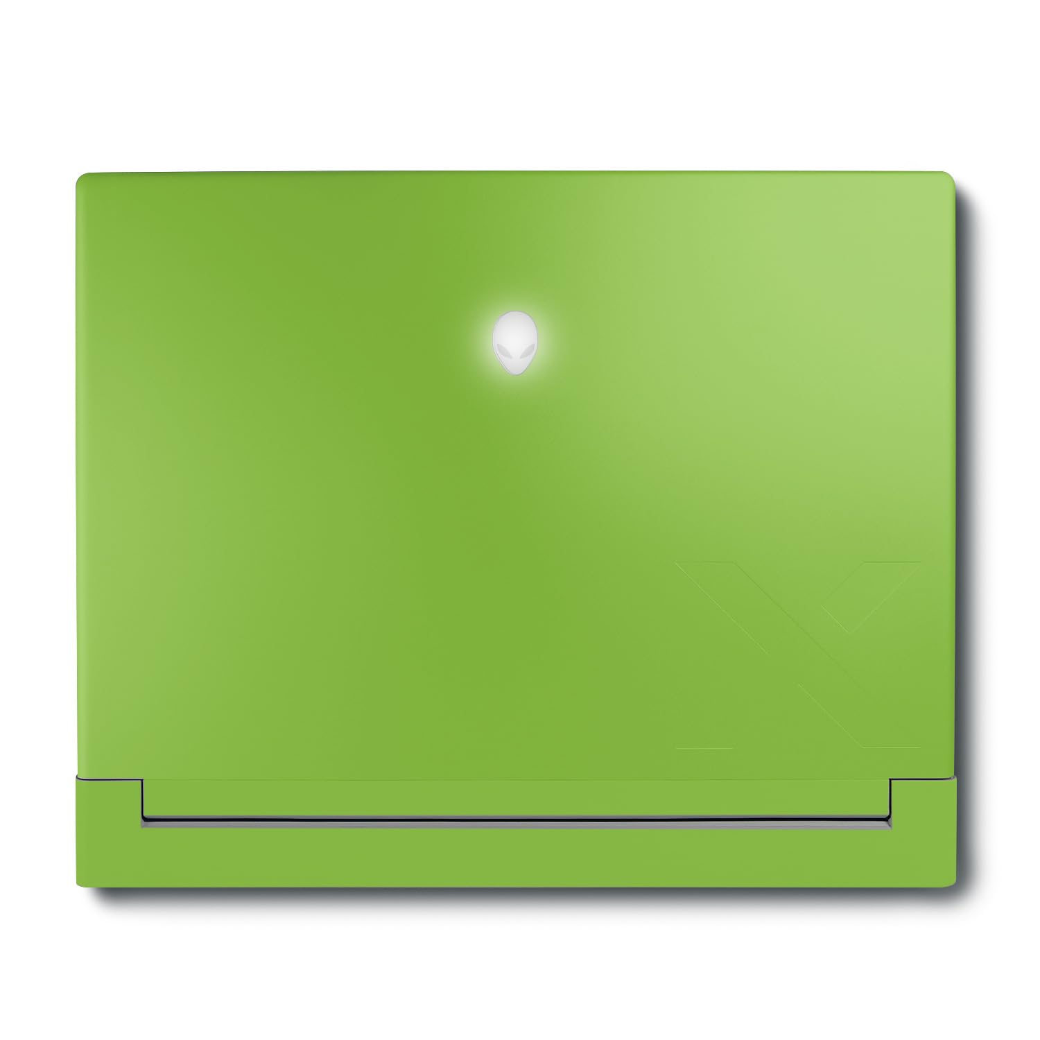 MightySkins Skin Compatible with Alienware X16 R1 (2023) Full Wrap Kit - Solid Lime Green | Protective, Durable, and Unique Vinyl Decal wrap Cover | Easy to Apply &amp; Change Styles | Made in The USA