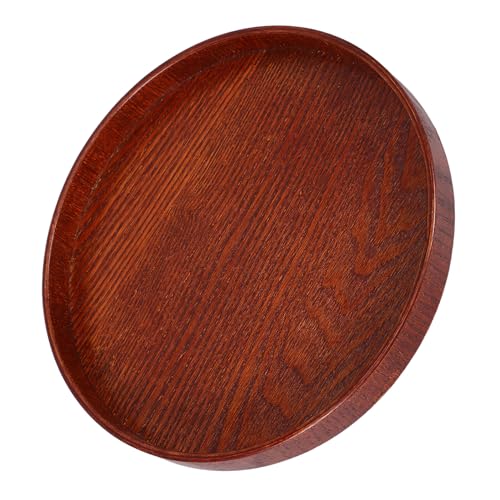 healvian 模型展示台 木製ラウンドベース 滑らか 仕上げ 耐久性 ディスプレイケース対応 模型 飛行機 船舶用 安定設計で滑り防止