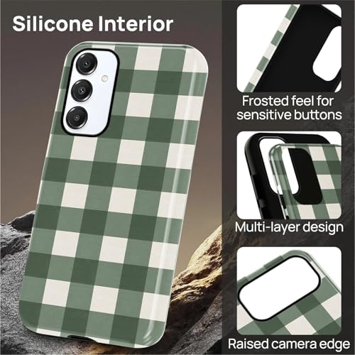 Coque Samsung Galaxy A16 5G vert et blanc en polycarbonate rigide - 4