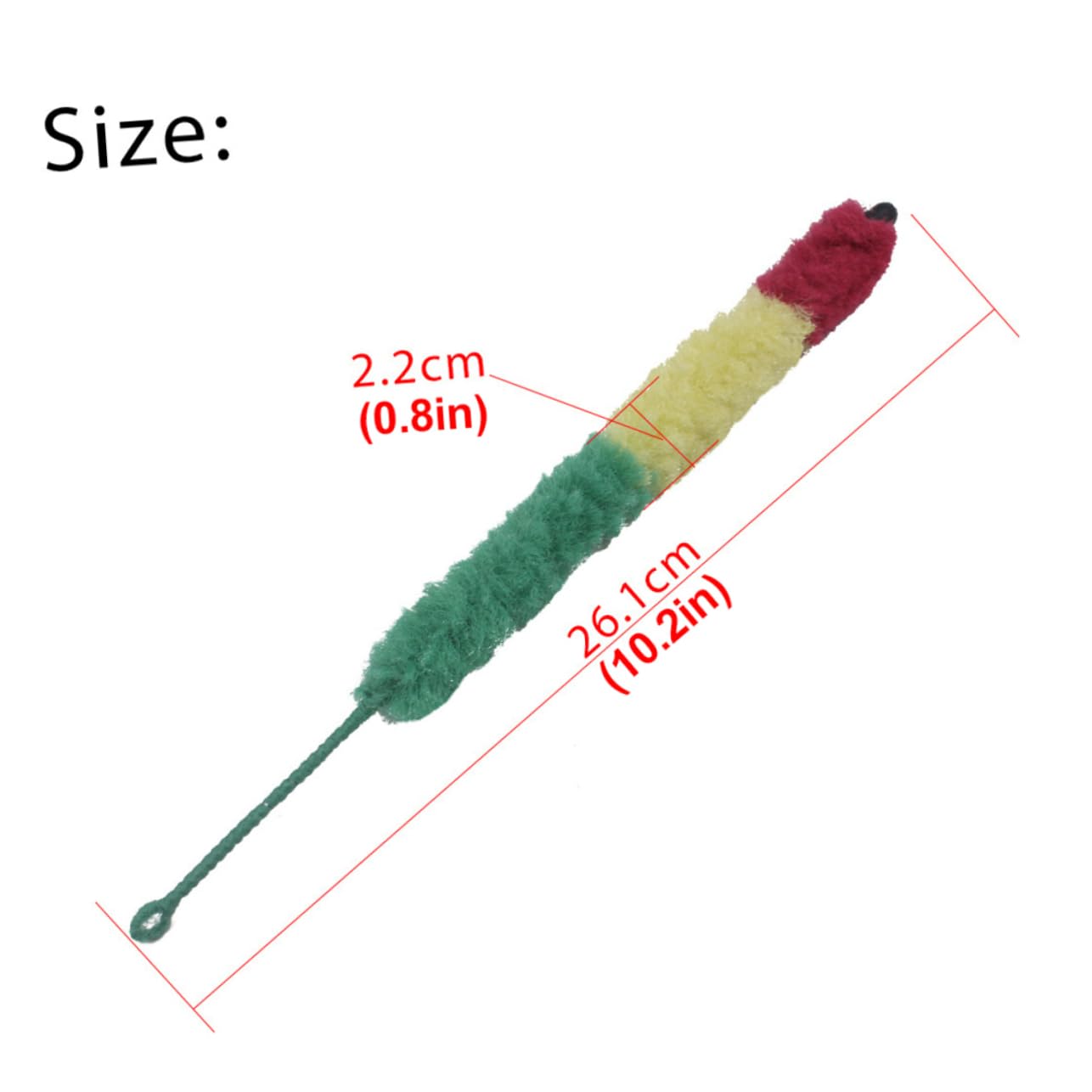 BCOATH Fiber Clarinet Brush for Woodwind Instruments 1pc Fiber Cleaning Accessory Moisture Absorbent