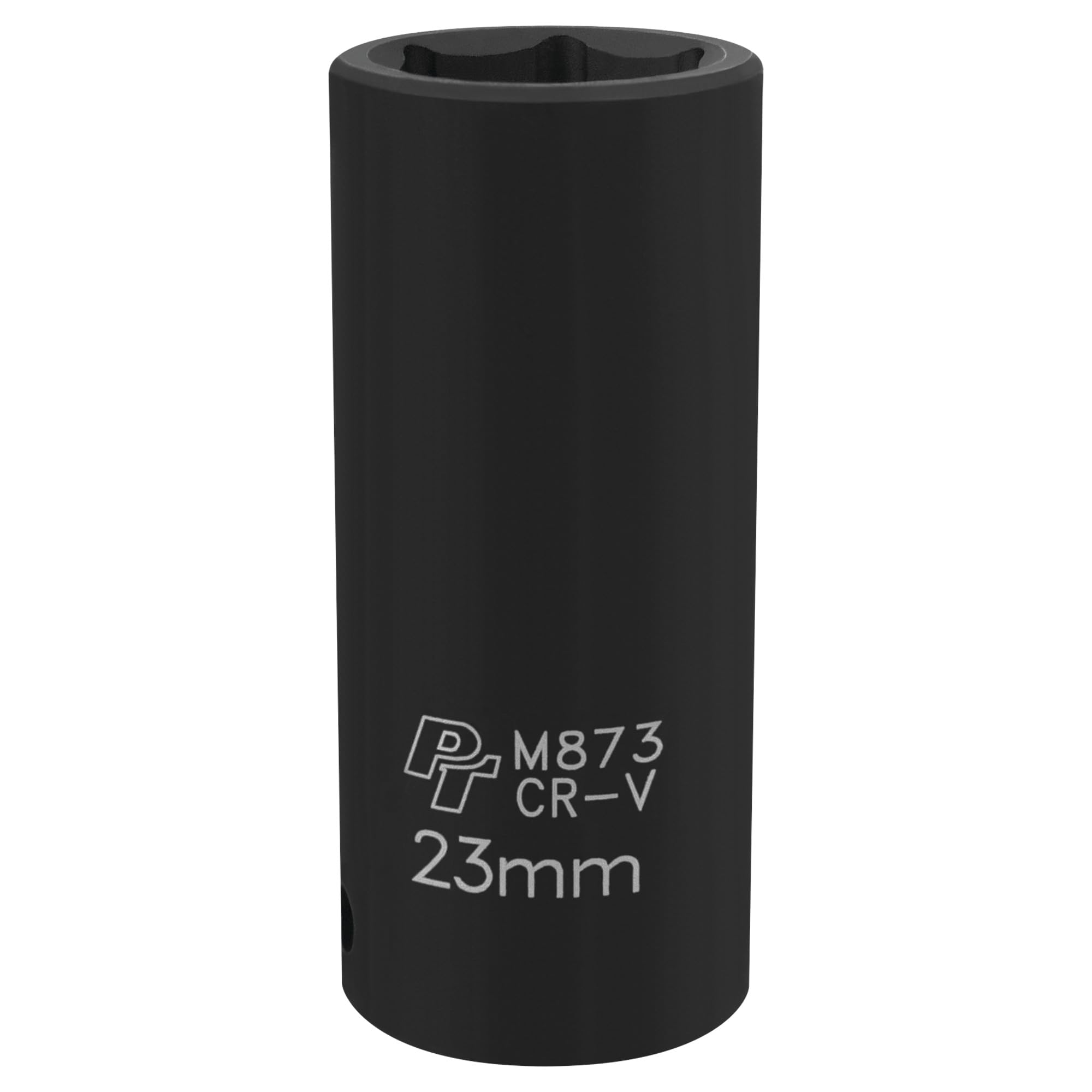 PERFORMANCE TOOL M873 1/2 Drive 6pt Impact Socket, 23mm