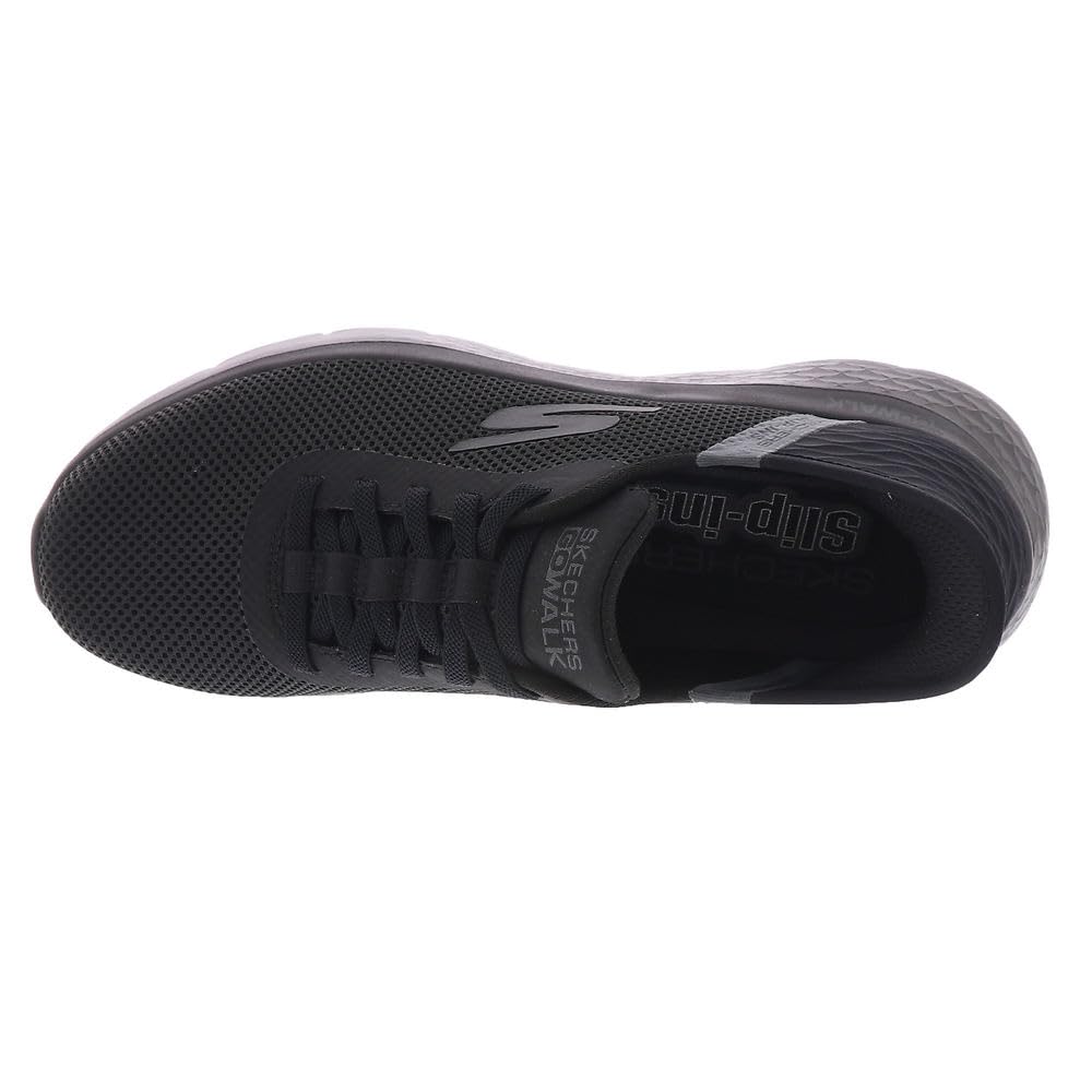 Skechers Slip-INS GO Walk Flex - Zapatos para Hombre, Negro y Negro, 40 EU