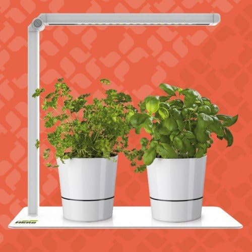 Herb Booster By Herb Heroes: Indoor Plant Garden Kit For Fast Growth All Year Round, Right Amount Of Light For Healthy And Fresh Cooking Herbs, Energy Saving LED Lamps, Easy To Use For Beginners