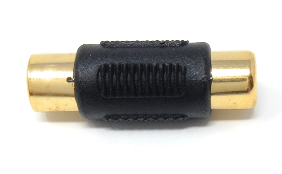 Connettore RCA placcato oro accoppiatore femmina a femmina per