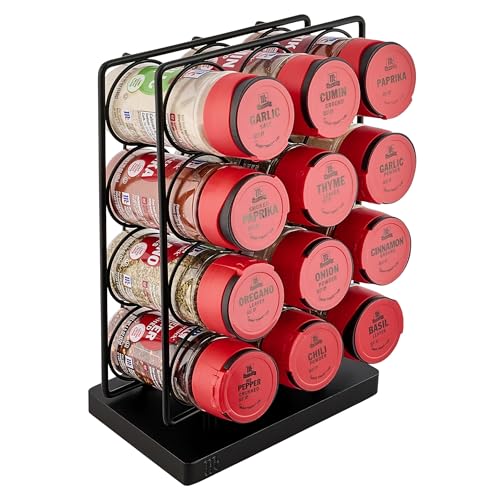 McCormick Black Metal 12-Spice Rack
