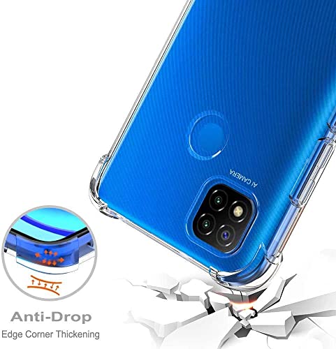Image of COVERBLACK Transparent Rubber Case Back Cover for Mi REDMI 9 Activ - Transparent