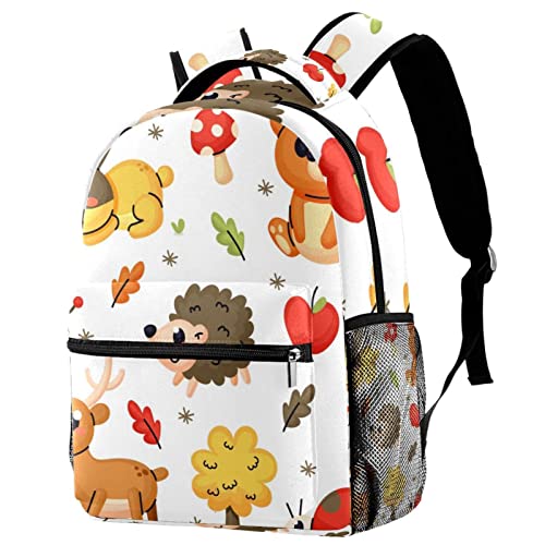 Sac à dos femme grande capacité au motif arbre rétro et notes de musique