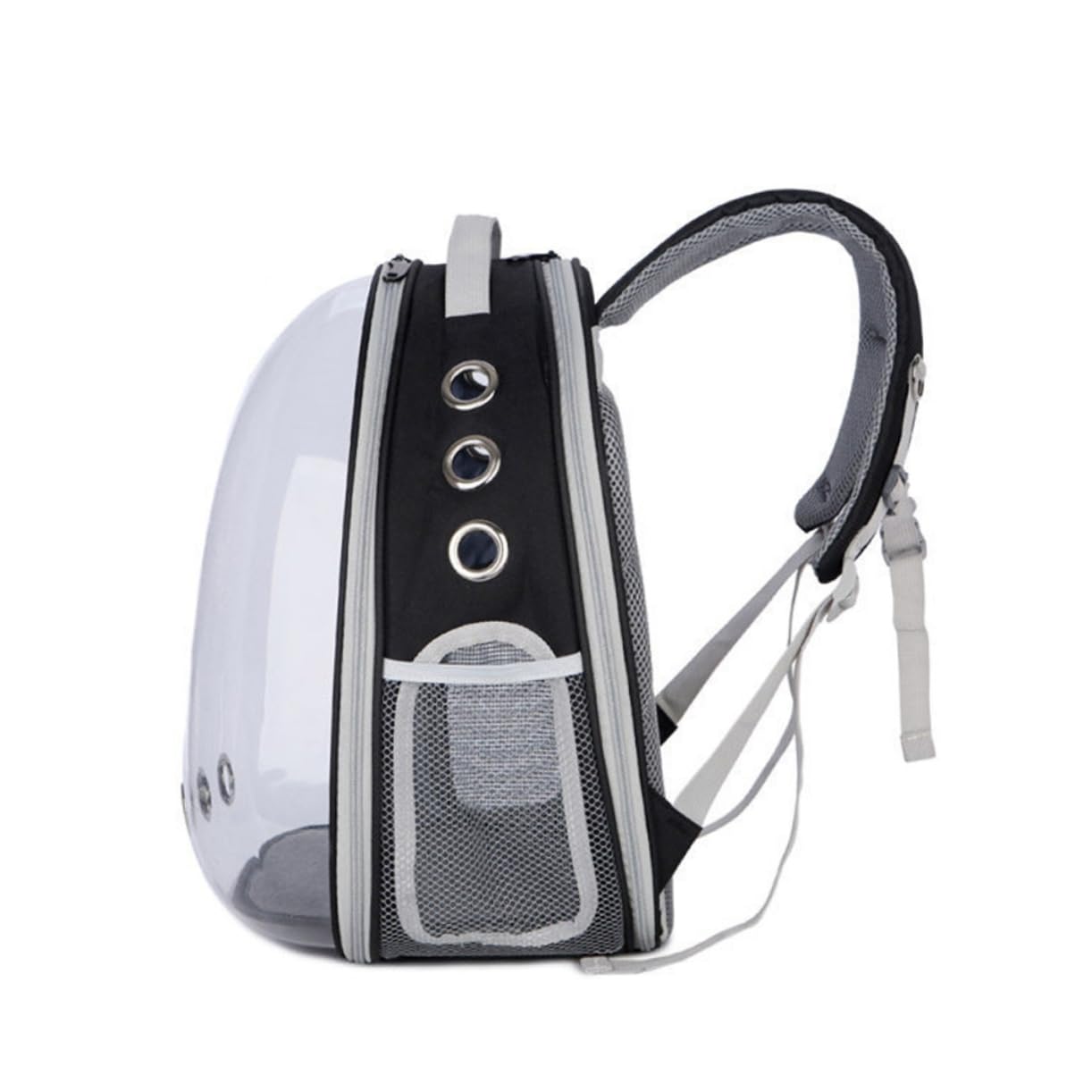 BESPORTBLE Mochila De Viaje Expandible para Gatos Transportador Transparente para Mascotas Bolso De Hombro para Mascotas 1 Ud