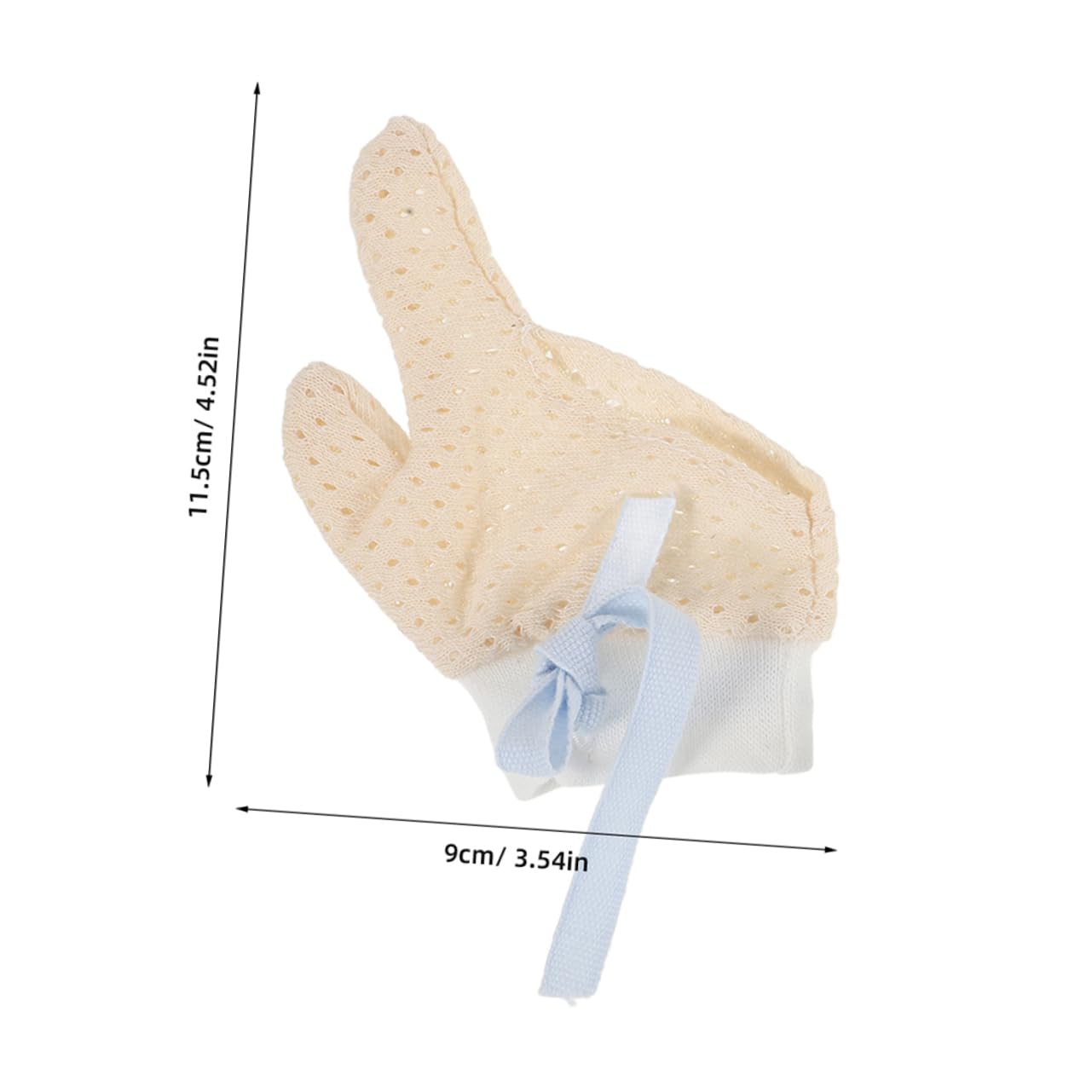 Toddmomy Breathable Safe Baby Sucking Thumb Guard Stop Sucking Tool Infants Finger Gloves Secure Fastening Machine Washable Full Coverage for Thumb Fingers