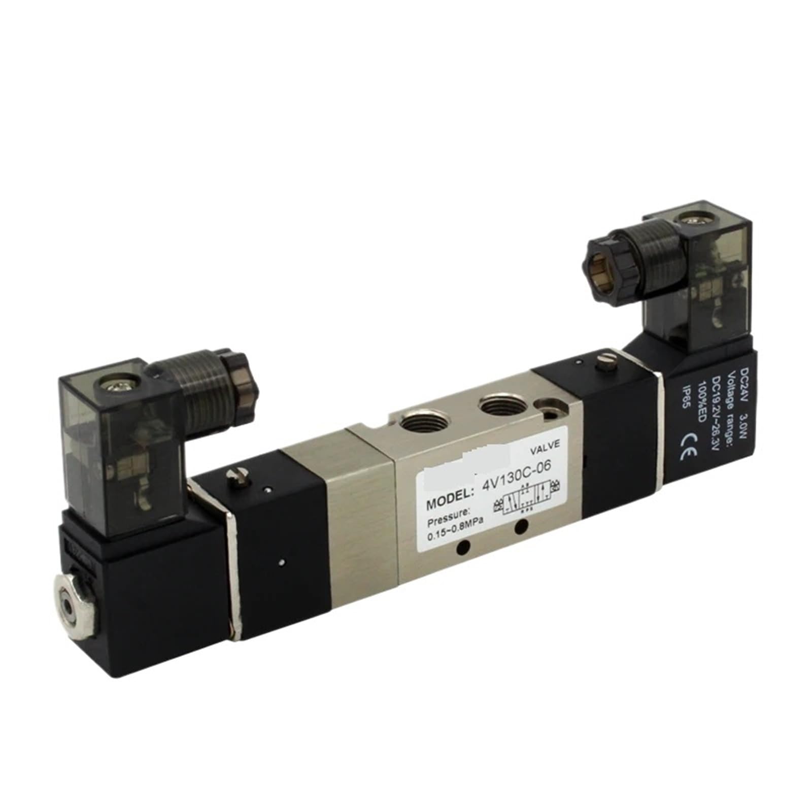 Válvula solenoide de aire para automatizar cilindros de doble efecto