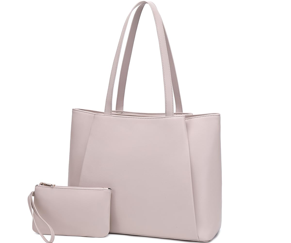 CYHTWSDJ 15.6 Inch Work Bags Waterproof Laptop Bag, Large Capacity Office Purse Computer Briefcase Durable Shoulder Bag