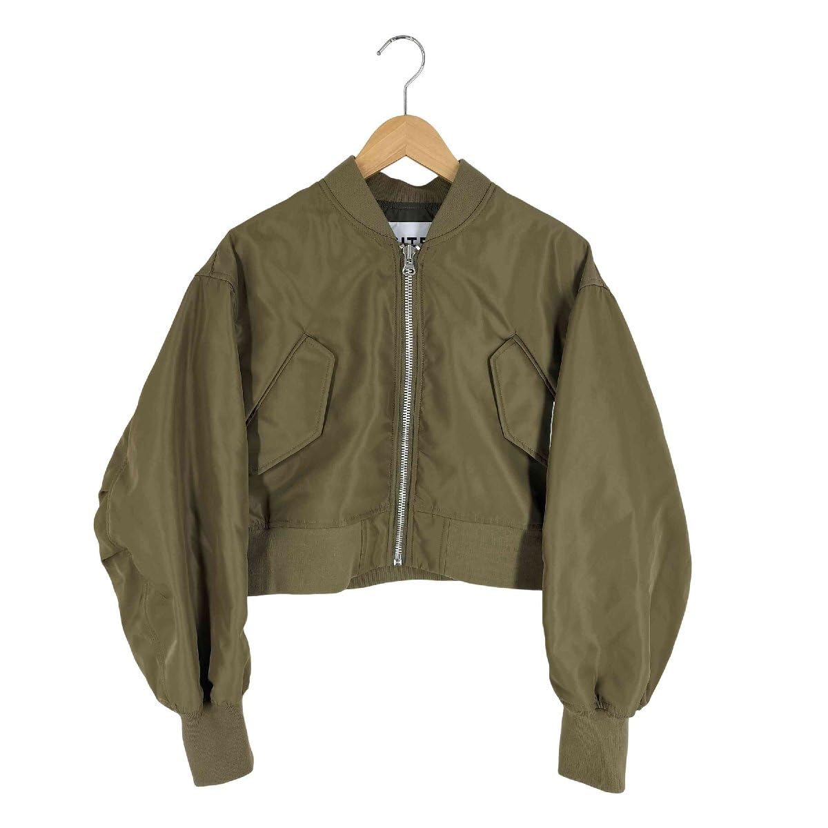 Amazon.co.jp: CITENシテン 22AW ショート丈 MA-1 ブルゾン レディース