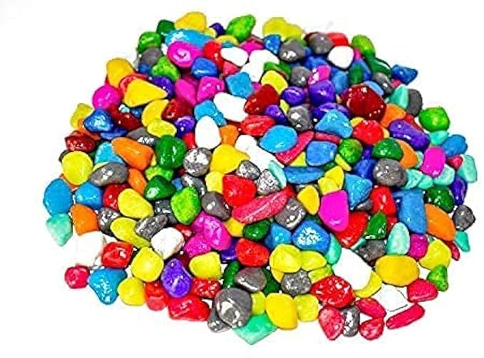Decorative Multicolor Stones for Home Décor and Outdoor Decoration, Art & Craft, Vase Fillers, Aquarium, Multi-Purpose for Aquarium Accessories-picture-20
