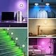 Cadrim RGB Schrankleuchten mit 2 Fernbedienung,LED Schrankbeleuchtung Nachtlicht Schranklicht 13 Farben RGB Schrank Lichter,Batteriebetriebene Schrankleuchten Beleuchtung Dimmbar (weiß 3)