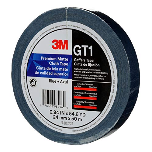 Image of 3M 98496 Tape GT1 24 mmx50 M 11 mil, Blue