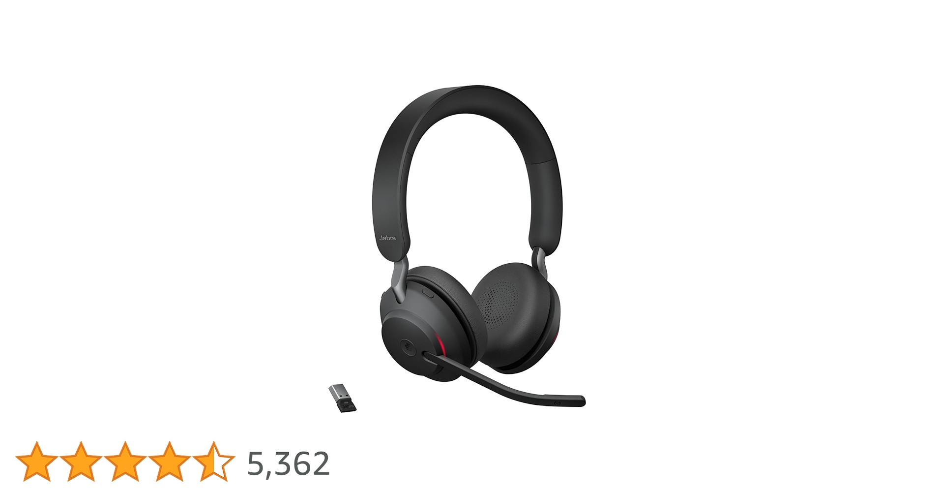 Amazon.co.jp: Jabra Evolve2 65 MS Stereo ヘッドセット マイク付き