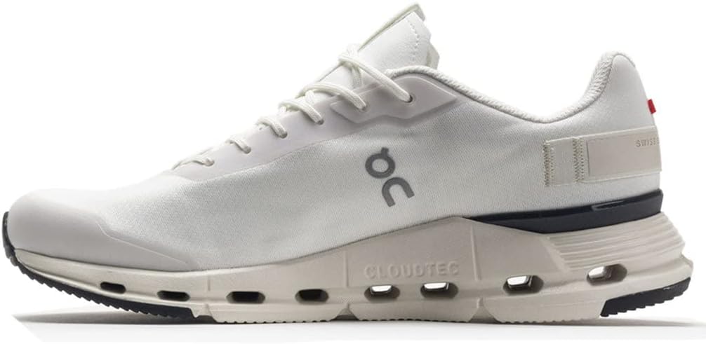 On Men's Cloudnova Form Sneakers, White | Eclipse, 10.5 Medium US
