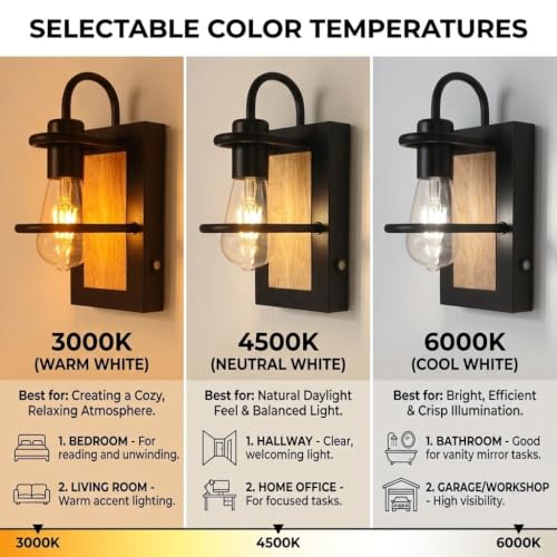 Image of Farmhouse Wall Sconces Battery Operated Set Of 2, Rechargeable Wall Lights