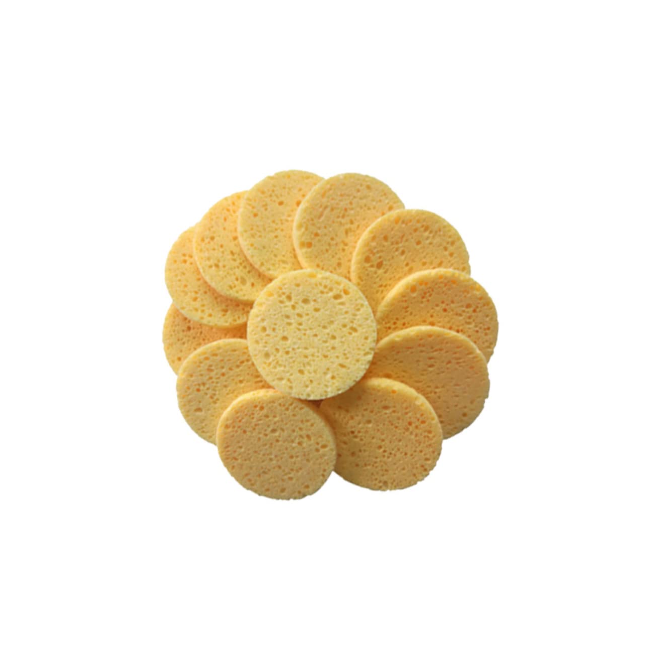 MAGICLULU 3 Set Di Dischetti Struccanti in Morbido Cotone Per Il Viso Dischetti Rotondi Spugna Per Il Trucco 80x8 Mm 20 Pezzi*3