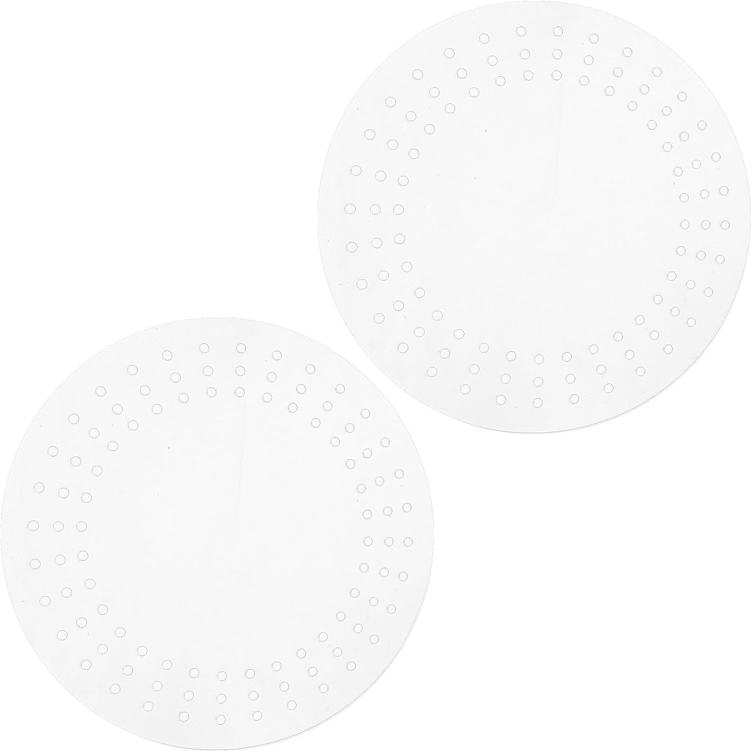 2pcs Round Wreath Frames with Holes, 10 Inch Acrylic DIY