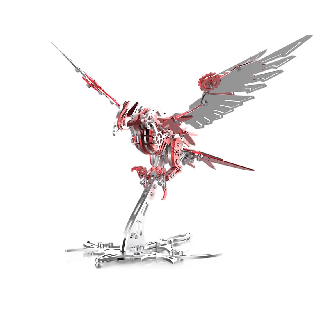 3D Metal Falcon Predator Puzzle kits,Steam Punk Mechanical Bionic Assembly Model Kit (279PCS)