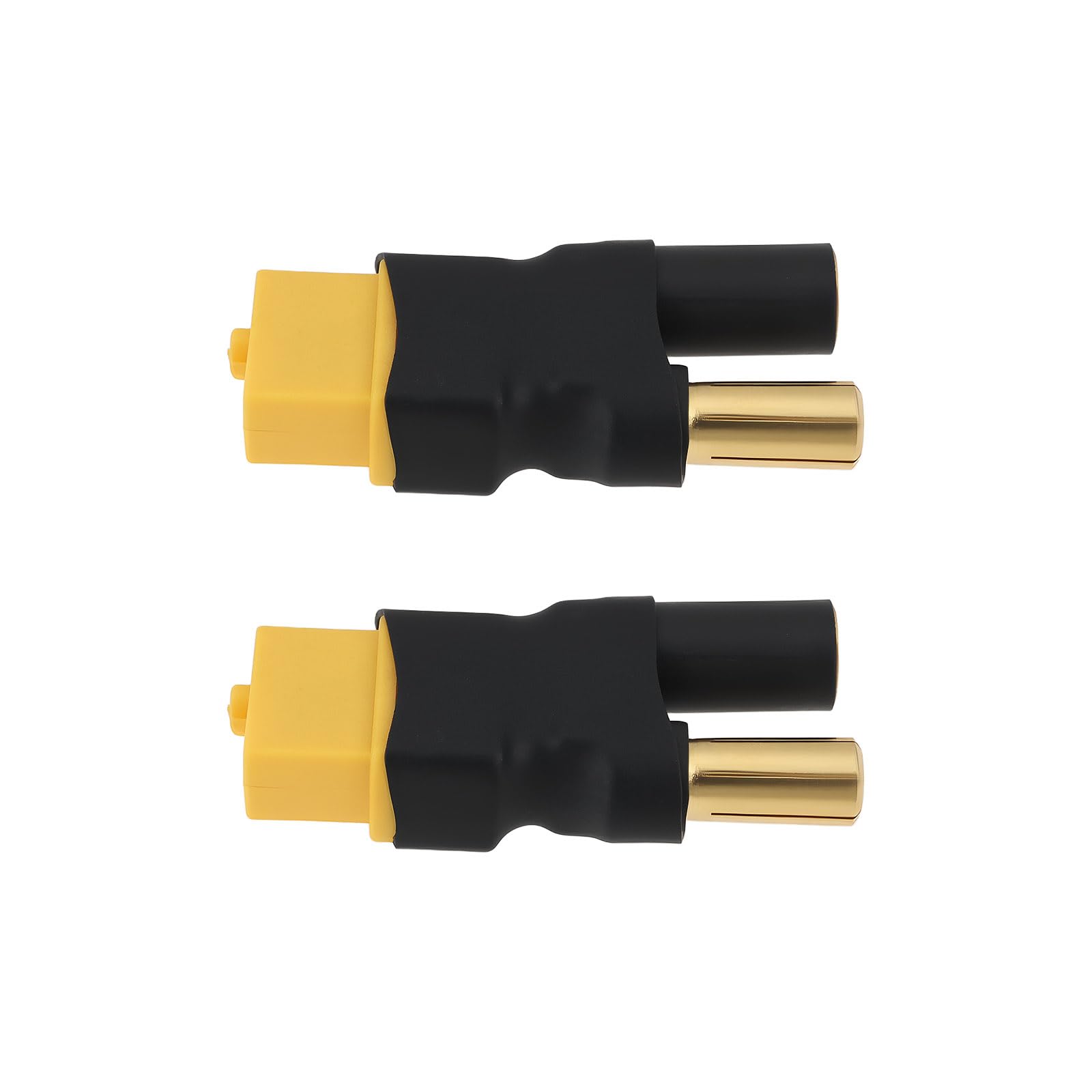 EMSea 2 PCs XT60 Female to 5.5mm Bullet Banana Adaptor Connector Compatible with LiPo for RC Projects