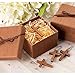 Bright Creations 50-Pack Mini Wooden Cross Keychains Bulk for Party Favors, Necklace and Bracelet Charms for Jewelry Making (1.2x1.7 in)