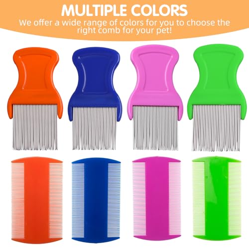 SKYPIA 2 Pack Peines Para Mascotas Doble Cara miniatura 7