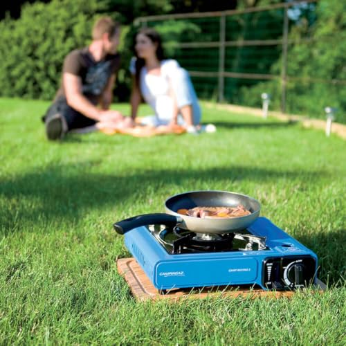 Image of Campingaz Camp Bistro Portable Camping Stove | Outdoor Butane Gas Stove with Carry Case for Camping, Trekking, Garden & Balcony