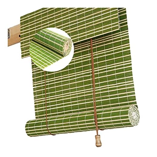 LM-Coat rack XINGLL Bambu rullgardin bambu rullgardin, ljusfilter skugga insynsskydd, handvävd för dekorativ skiljevägg solskydd, balkong inomhus utomhus reed rollup rullning, justerbar